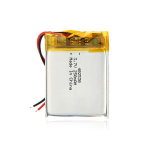 사용자 정의 402530 300mah 600mah <span class=keywords><strong>3.7v</strong></span> 리튬 폴리머 배터리 리튬 이온 셀 충전식 배터리 <span class=keywords><strong>Lipo</strong></span> 배터리 - Product Image 5