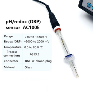 एसिटेक मछली पूल 0-14ph 0-5v/0-10v 4-20ma rs485 मॉडबस आउटपुट एंटी-जंग ग्लास ओम जल गुणवत्ता सेंसर 0.01ph सटीकता - Product Image 2