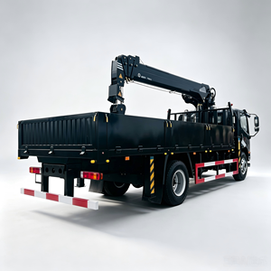 Camion grue hydraulique embarquée de 8 tonnes, capacité moyenne, livraison directe d'usine - Product Image 1