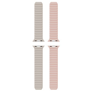 Bracelet magnétique réversible en silicone breveté CM pour <span class=keywords><strong>Apple</strong></span> <span class=keywords><strong>Watch</strong></span> Ultra et séries 11, 10, 49 mm / 46 mm / 45 mm / 44 mm / 42 mm - Product Image 1
