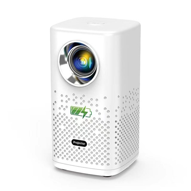 Factory OEM Javoda H1P LED Projector 720P Home Theater Office LCD Mobile Phone Mini Android 13 Built-in Battery Portable
