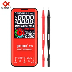 Multímetro digital y analógico inteligente 619 con multímetro de pantalla dual EBTN de 3,5"