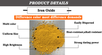 313 311 314 oxyde de fer jaune béton coloré brique sol chaussée poudre revêtement de peinture murale extérieure