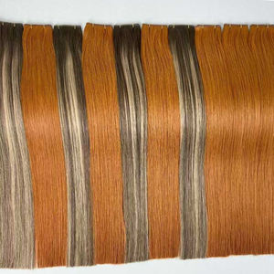 Extensiones <span class=keywords><strong>de</strong></span> Cabello Genius Weft, Cabello Virgen Ruso Liso <span class=keywords><strong>de</strong></span> 18 Pulgadas, Extensiones <span class=keywords><strong>de</strong></span> Cabello Humano Genius Weft Invisibles - Product Image 5