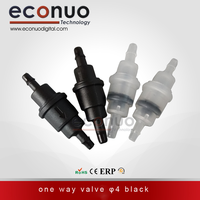 Vanne anti-retour en plastique 4MM 3MM pour imprimante jet d'encre UV/solvant