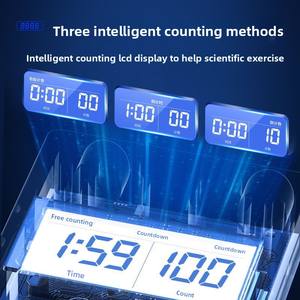 Tabla <span class=keywords><strong>de</strong></span> Flexiones Multifuncional Plegable con Pantalla Digital, Entrenador Abdominal para Interiores, Equipo <span class=keywords><strong>de</strong></span> Fitness para el Hogar - Product Image 3