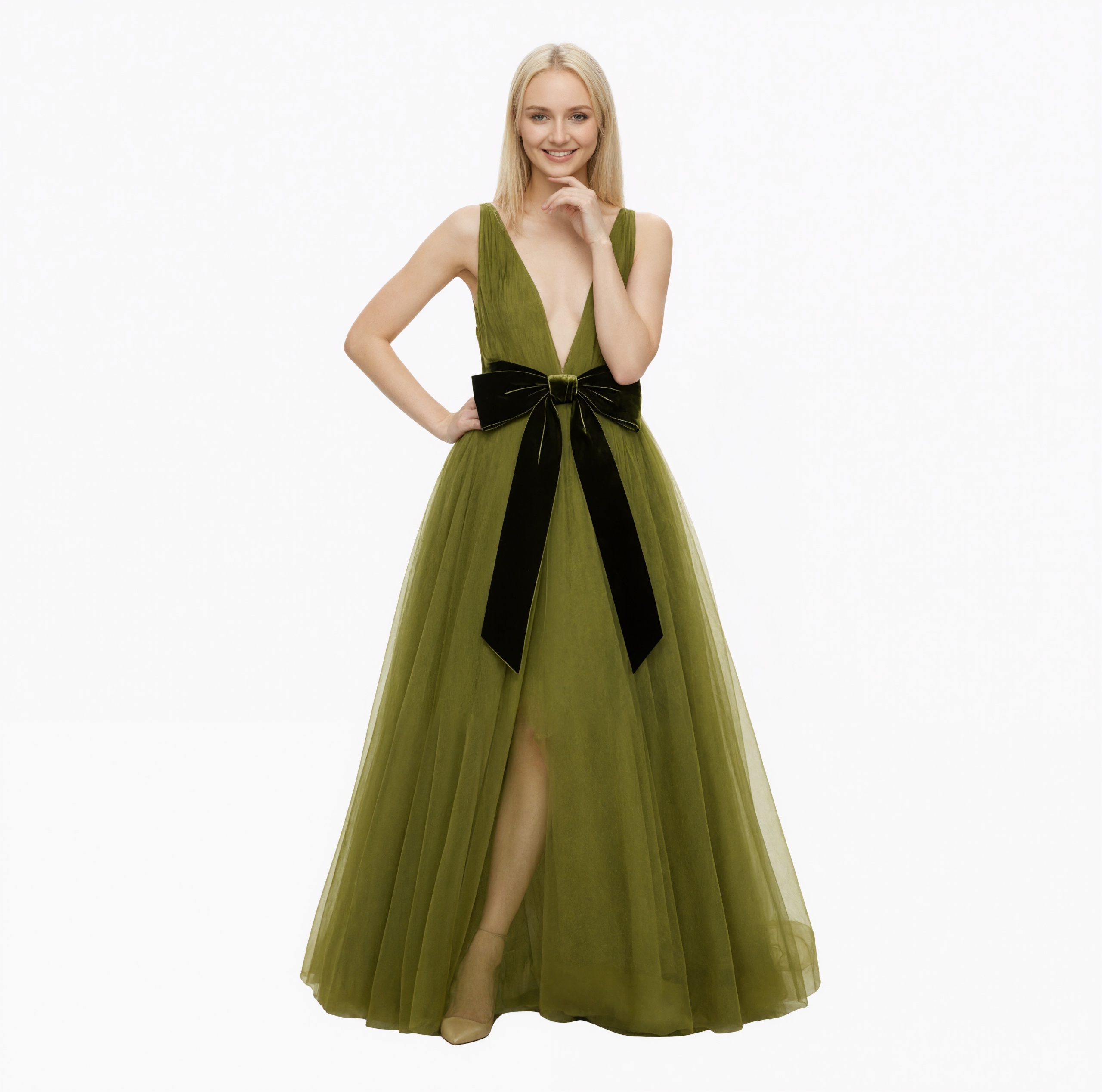 In Stock Olive Ball Gowns Sequin Mesh Design | Alibaba.com