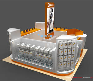 Chiosco Personalizzato per Cellulari Vetrina in Vetro Espositore per Cellulari Scaffale Espositivo per Accessori Telefonici - Product Image 2