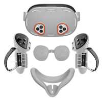 Kit de couverture en Silicone de Protection VR de haute qualité pour Meta Quest 3S VR accessoires casque masque facial et couvre-contrôleur pour Q3S