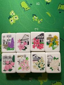 Acrylic Mahjong Set Tortoiseshell American Acrylic Mahjong Tiles Elegant Collection Game Set Adult <b>Entertainment</b> - Product Image 1