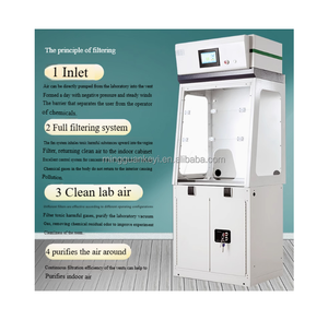 Campana de humos químicos de laboratorio Campana de humos sin ductos con Autolimpieza y características silenciosas de seguridad OEM personalizable - Product Image 4