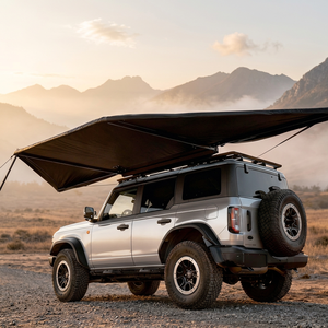 4X4 Offroad Retractable Folding Camper Self-Driving Tour Outdoor Camping LED Light Car <strong>Awning</strong> Tent - Product Image 4