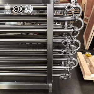 Scambiatore di calore a flusso controcorrente a doppio tubo in acciaio inossidabile per le fabbriche che raffreddano le miniere che riscaldano la centrale urbana - Product Image 4