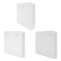 Télécommande murale YET2166 à 1/2/3 boutons, code d'apprentissage, code roulant D4, télécommande murale super copiante