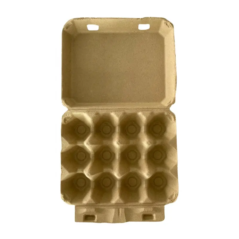 OEM Biodegradable Recycled Colorful Paper Packaging Pulp 6 10 12 Egg Boxes Tray Carton bandejas para huevos for egg storage