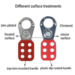 Diámetro de la mandíbula de 25mm, 1 pulgada Cerrojo de seguridad Industrial, 6 agujeros de candado para bloqueo, Tagout K01 - Product Image 5