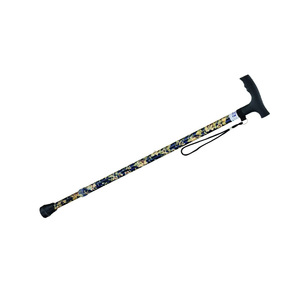 Bastón Telescópico de Aleación de Aluminio, Altura Ajustable, Multiusos, con Empuñadura de Plástico y Acabado Anodizado - Product Image 1