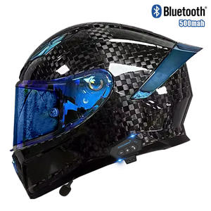Nouveau casque de moto intégral en fibre de carbone DOT, léger, haute sécurité, adapté aux quatre saisons - Product Image 3