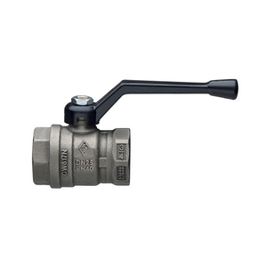 Valvola a sfera a passaggio totale 3/4" DN 20 PN 40 con leva per sistemi HVAC - Product Image 1