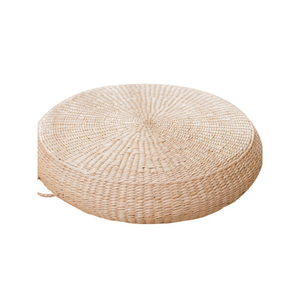 Cojín Zafu de Paja Tejida a Mano Estilo Japonés, Relleno de EPE, Asiento de Meditación y Oración, Almohadilla para Ventanal Tatami, Personalizable - Product Image 5