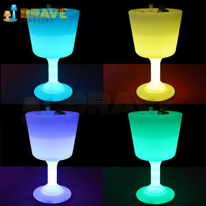 Cerveza de Mesa Grande <span class=keywords><strong>Moet</strong></span> <span class=keywords><strong>Chandon</strong></span> cubo de hielo tinas de bebidas plásticos PE para fiestas IP65 a prueba de agua - Product Image 6