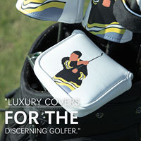Fabricant de couvre-chef de golf personnalisé couvre-chef de club de golf imprimé de logo de putter couvre-chef de maillet de golf magnétique