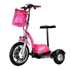Scooter électrique pour personnes handicapées, scooter motorisé avec panier, planche à roulettes électrique à 3 roues - Product Image 5