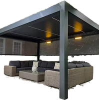 UOGEL C7 - Soporte de Aluminio para Exteriores con Control Remoto Motorizado, Resistente al Agua, con Recubrimiento en Polvo, Estructura Ligera y Resistente, Color Personalizado para Jardín