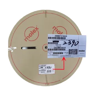 Connecteur original Molex Mini-SPOX 08701039 Wire-to-Board 5263PBT Crimp Terminal Plaqué Laiton 28 AWG à vendre