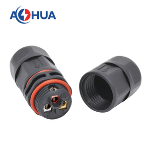 <span class=keywords><strong>Conector</strong></span> Eléctrico Impermeable <span class=keywords><strong>Tipo</strong></span> Tornillo de <span class=keywords><strong>2</strong></span> y 3 Pines para Luz de Jardín Exterior <span class=keywords><strong>Tipo</strong></span> L AOHUA M16 - Product Image 3