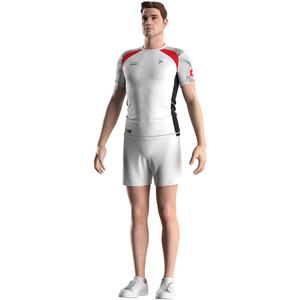 Rashguard à manches courtes de protection solaire UPF50+ Elite National Suisse pour le surf, la natation, le MMA, le grappling - Product Image 6