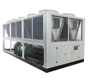 R22/R134a/R404a/R407c multi-refrigerante modelo geral refrigerador de refrigeração industrial tipo parafuso refrigerado a ar