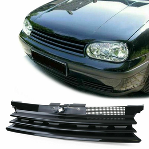 กระจังหน้าปรับแต่งกันชนหน้าส่วนบนสำหรับ Volkswagen <span class=keywords><strong>Golf</strong></span> 4 <span class=keywords><strong>VW</strong></span> Mk4กอล์ฟพลาสติก1998-2002ไม่มีป้ายไม่มีโลโก้1J0853655 - Product Image 2