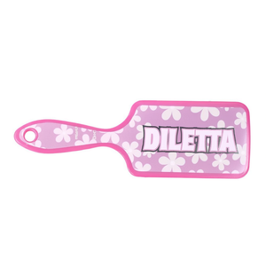 Cepillo para el cabello Diletta para bebé con cerdas suaves y diseño floral rosa - Product Image 2