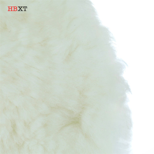 7 ''180mm véritable peau d'agneau laine polissage capot polissage roue voiture polissage chamois laine lavage de voiture - Product Image 6