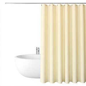 Cortina <span class=keywords><strong>de</strong></span> Ducha PEVA Impermeable y Antimoho <span class=keywords><strong>de</strong></span> Color Sólido, Estilo Moderno Minimalista con <span class=keywords><strong>Ojales</strong></span> Metálicos, Diseño Sencillo <span class=keywords><strong>para</strong></span> Uso Transfronterizo - Product Image 1