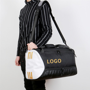 Sac de voyage portable tendance en tissu Oxford avec fermeture éclair, sac de sport à bandoulière pour fitness, sac de voyage de marque - Product Image 4