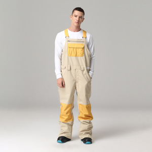 Pantalones de esquí para hombre Precio de fábrica Pantalones impermeables a prueba de viento Ropa de nieve al aire libre Tirante - Product Image 3