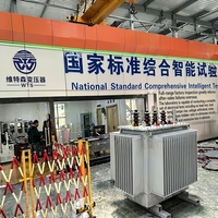 Transformateur de distribution triphasé immergé dans l'huile 10 kV 2000 kVA pour sous-station, abaisseur de tension 400 V, à très faibles pertes S22