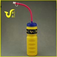 Échantillon gratuit - Bouteille d'eau sportive en plastique sans BPA de 610 ml, compressible, pour le cyclisme, les sports de plein air et le camping, pour le vélo et la course à pied