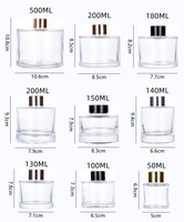 Bouteille d'aromathérapie transparente 50ml 100ml 150ml 200ml 500ml, diffuseur d'air domestique, diffuseur d'arômes avec collier