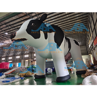 Jouets animaux géants personnalisés vache laitière gonflable vache laitière bovin taureau pour la publicité de promotion agricole