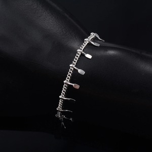 Bracelet tendance en acier inoxydable à maillons pour femmes, bracelet de cheville pour filles, accessoires de fabrication de bijoux DIY - Product Image 5