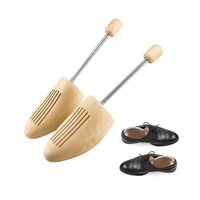 Arbre à chaussures en bois personnalisé de haute qualité avec arbre à chaussures en métal