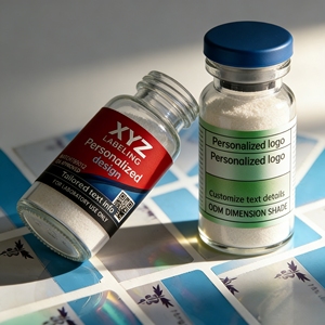 Flacon <span class=keywords><strong>de</strong></span> peptides Cryo Label 15 ml, anti-contrefaçon, PET, impression professionnelle, <span class=keywords><strong>prix</strong></span> d'usine - Product Image 5