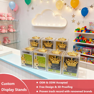 Étagère d'exposition personnalisée, moderne, épaisse, portable, en acrylique, pour figurines Marvel, jouets, cartes à collectionner Pokémon, cartes Yu-Gi-Oh - Product Image 2