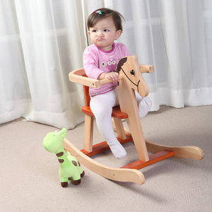 ODM OEM custom design hobbyhorse manici per cavalli a dondolo in legno giocattolo da sella per bambini - Product Image 5