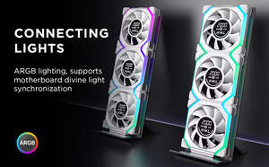 Jungle Leopard Galaxy V2 digital <b>Fan</b> Volume 62.36CFM 21dBA Hydraulic Bearing Interface 3pin/4pin <b>Fan</b> Speed 800-2000RPM <b>Fan</b> - Product Image 5