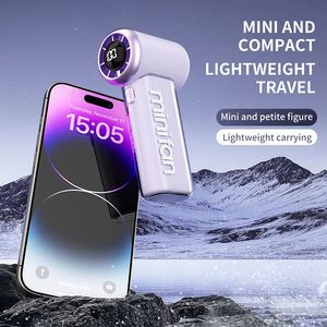 <b>Fans</b> Blower Handheld <b>Mini</b> Powered Hand Rechargeable Small Operated Conditioner Portable Electric Mist Miniature <b>Fan</b> - Product Image 6