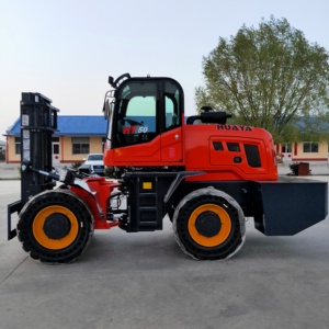 Prix d'usine Chariot élévateur tout-terrain 3 3.5 4 5 6 7 tonnes diesel tout terrain rugueux Gerbeur puissant pour intérieur et extérieur - Product Image 5